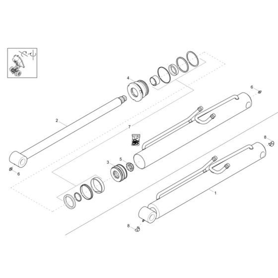 Tilt Ram Assembly