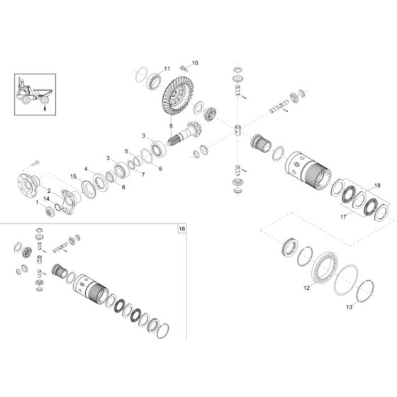 Differential Axle Assembly