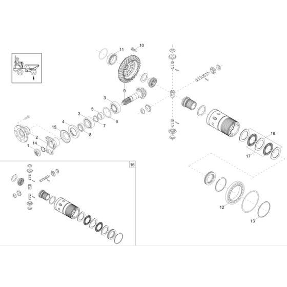 Differential Axle Assembly