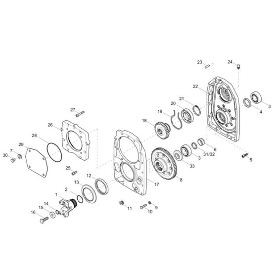 Gearbox Assembly for DW50