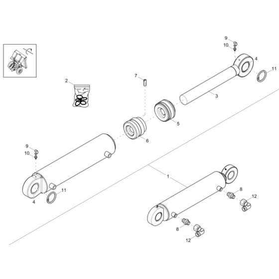 Tilt Ram Assembly