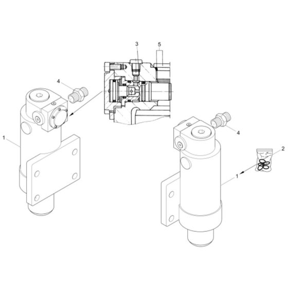 Axle Cylinder Assembly