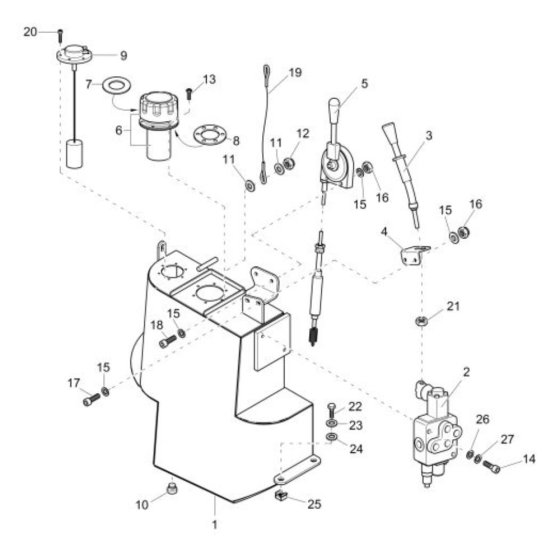 Fuel Tank Assembly for Wacker TD15-3S