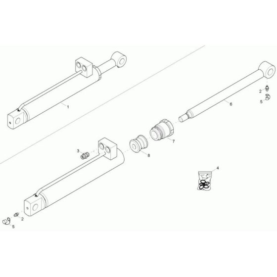 Cylinder Assembly for TD9