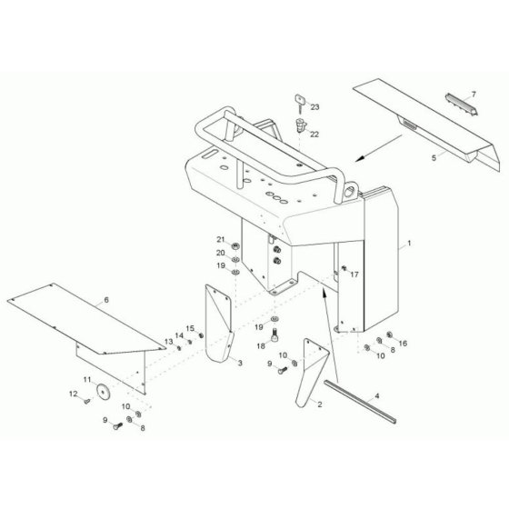 Pilot Stand Assembly for TD9