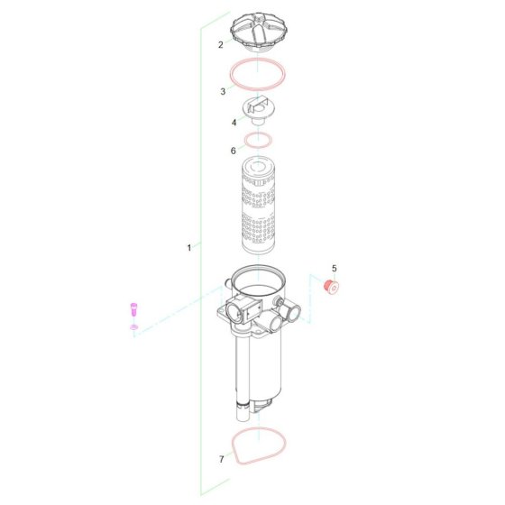 Hydraulic Oil Filter Assembly