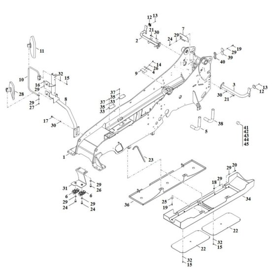 Frame Assembly for Wacker TH522