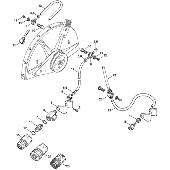 Water Attachment for Stihl TS460