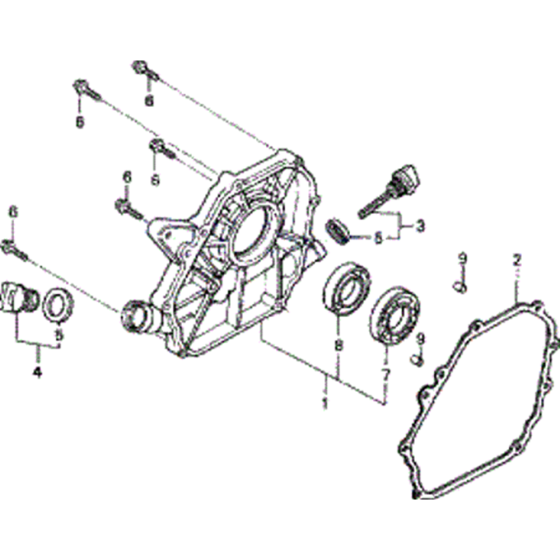 Crankcase Cover for Honda WB20XT