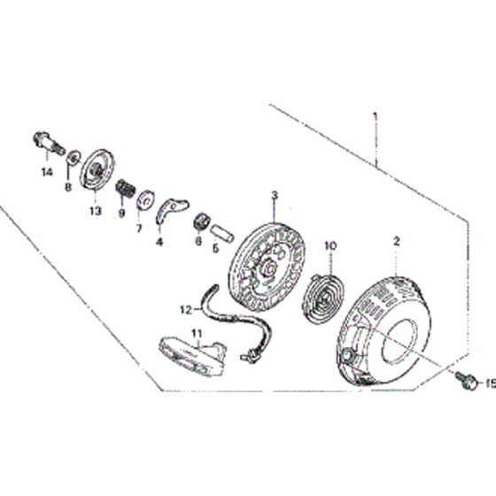 Recoil Starter for Honda WB20XT