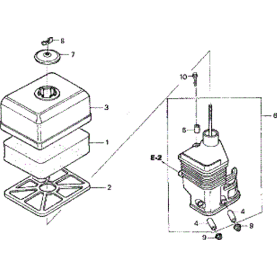 Air Cleaner Assembly for Honda WB20XT