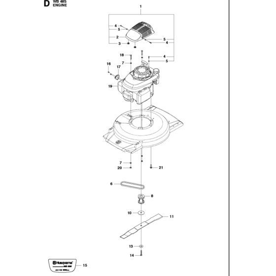Engine Assembly for Husqvarna