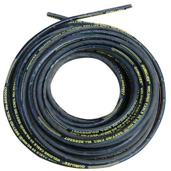 Welding Cable, Single Insulated, 25mm Squared 200Amp, 50 Metre
