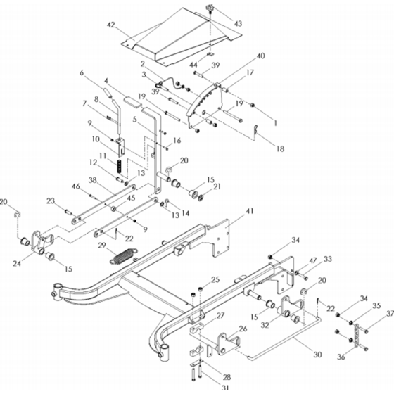 Frame Assembly for Husqvarna WH5219EFQ