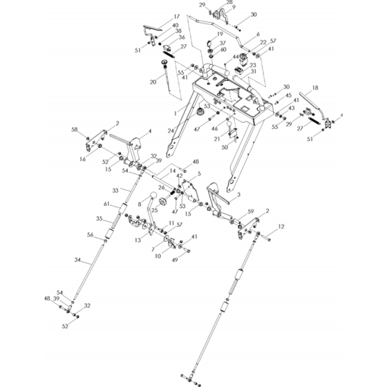 Handle and Controls Assembly