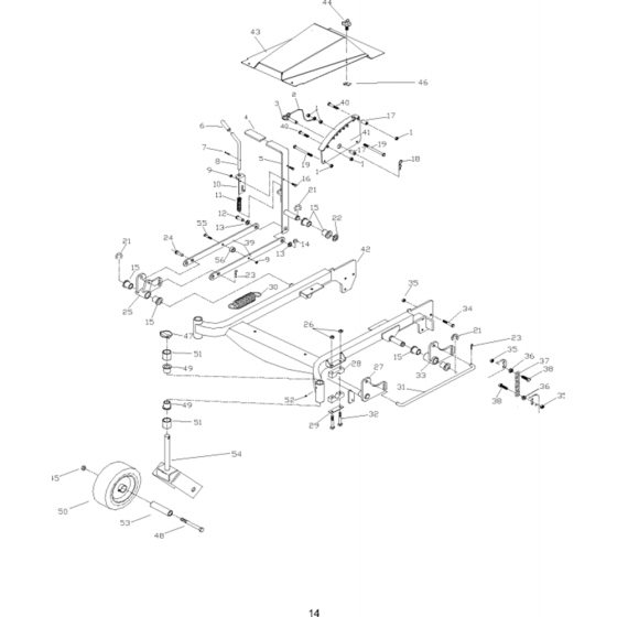 Frame Assembly for Husqvarna WHF4818ETS