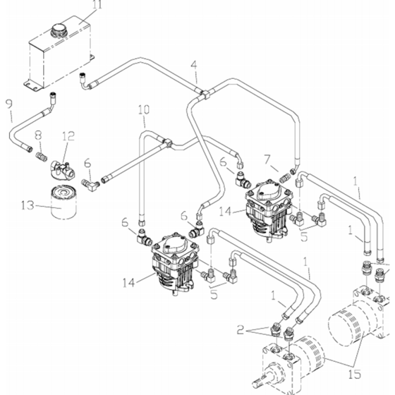 Hydraulic Pump Motor Assembly