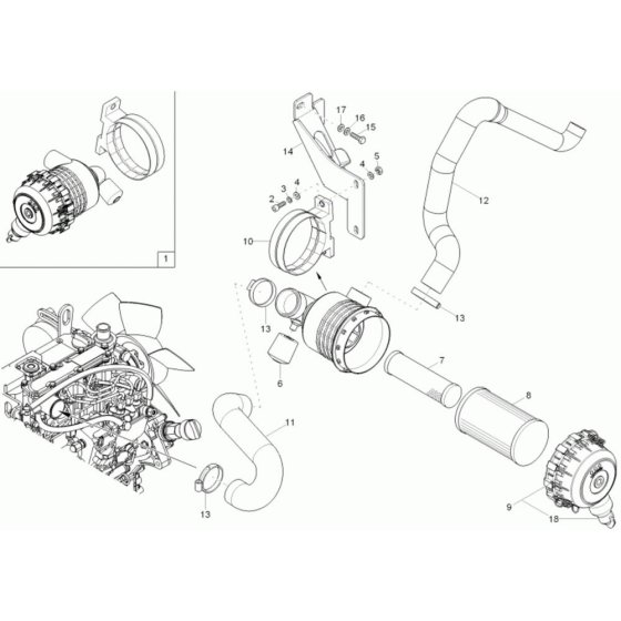 Air Cleaner for Wacker 28Z3