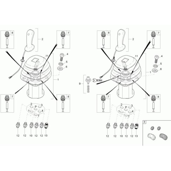 Joystick Assembly for Neuson 38Z3