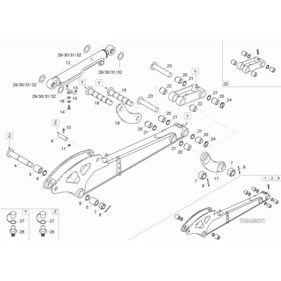 Dipperstick Assembly Neuson 38Z3