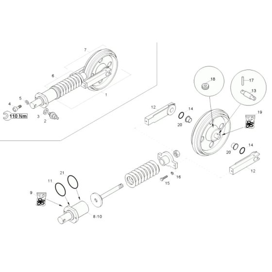Track Tensioner Assembly