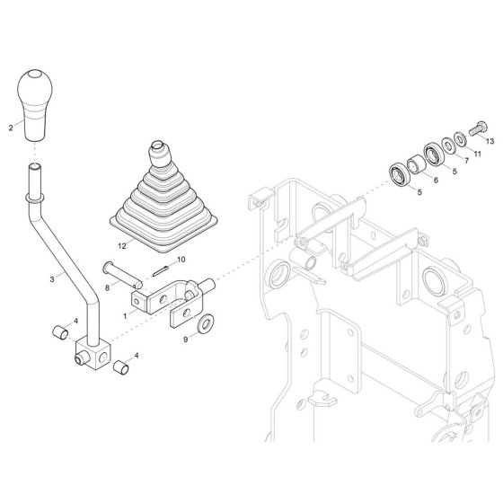 Dipper Lever Assembly