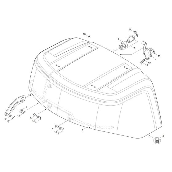 Engine Hood for Wacker 803-2