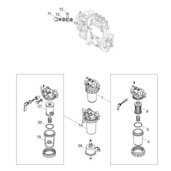 Fuel Filter for Wacker 803-2