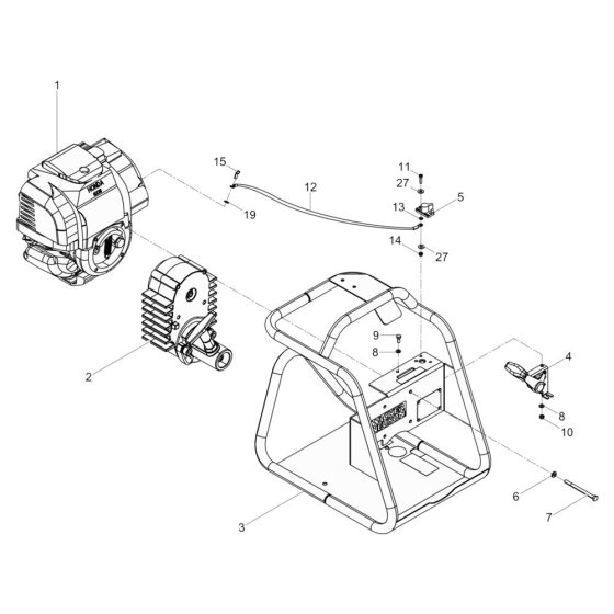 Frame Assembly for Wacker A1500/035