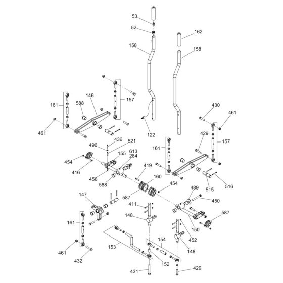 Steering Assembly for Wacker