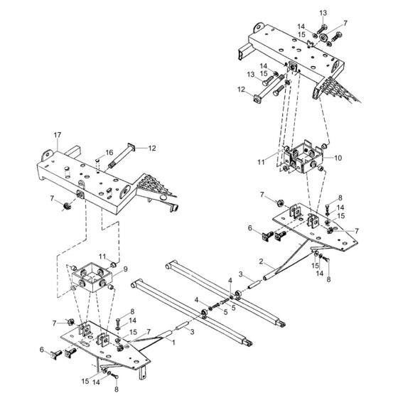 Pivot Box Assembly for Wacker CRT 36