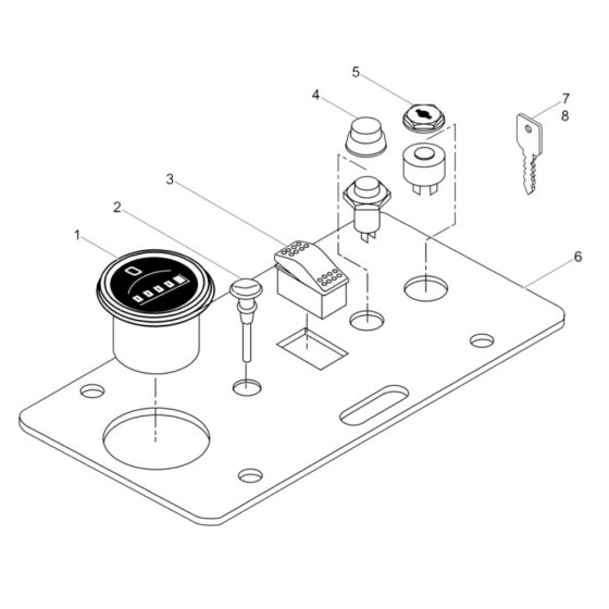 Control Panel for Wacker CRT 46