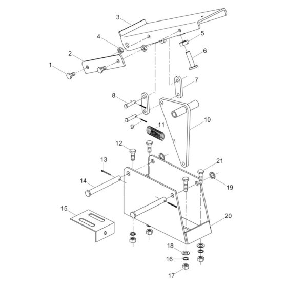 Throttle Control Pedal Assembly