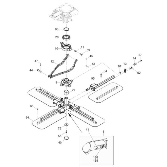 Blade Mechanism for Wacker CT48-8
