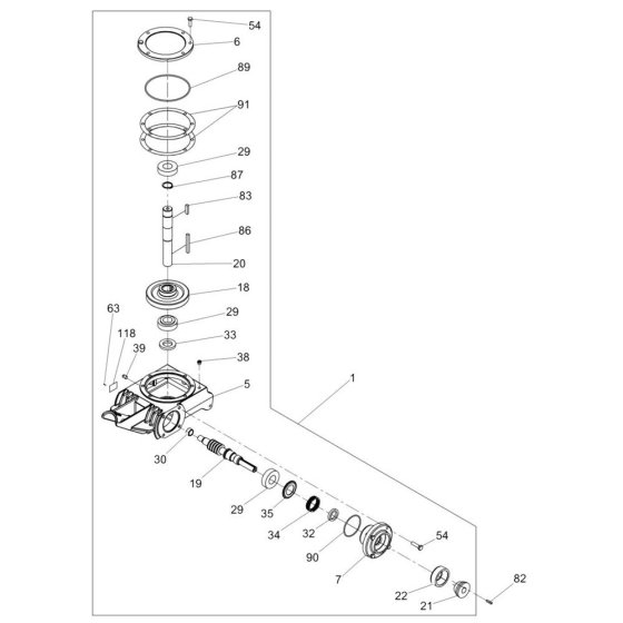 Gearbox Assembly for CT48-9