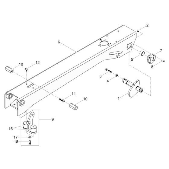 Centre Pole Assembly