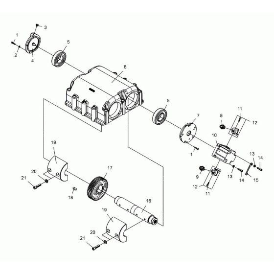 Exciter Assembly for Wacker DPU100/70
