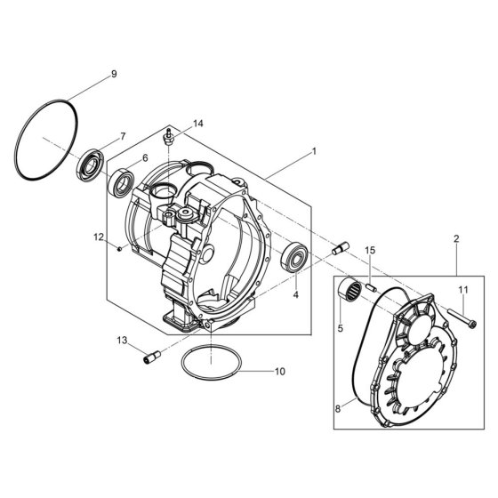 Crankcase Assembly for Wacker