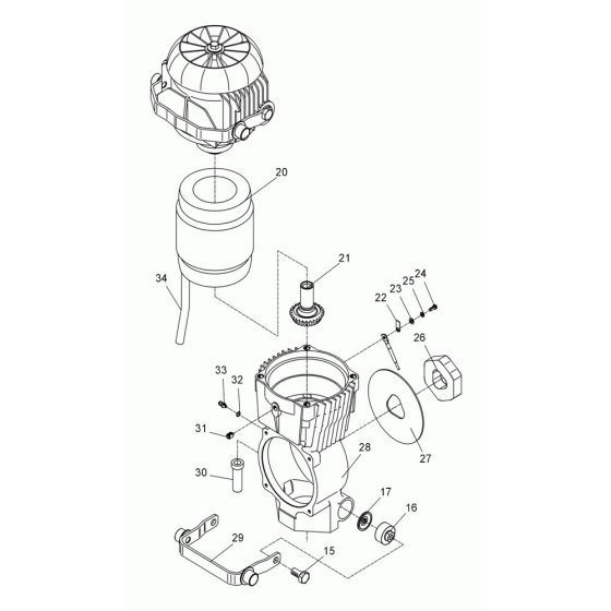 Motor Head Assembly -1