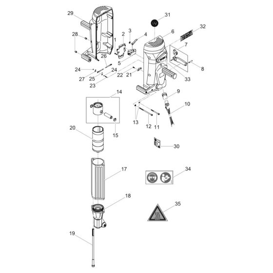 Wacker EHL 22/400 Assembly