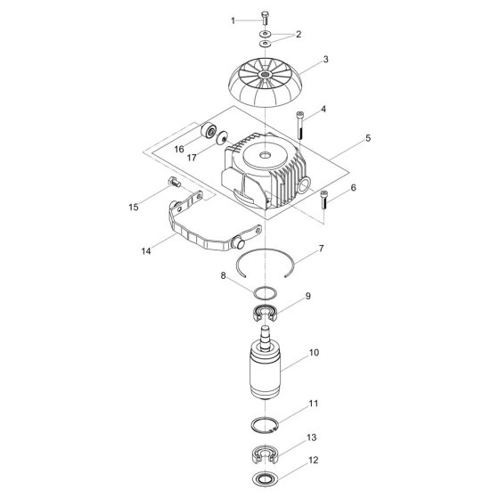 Motor Head Assembly for Wacker