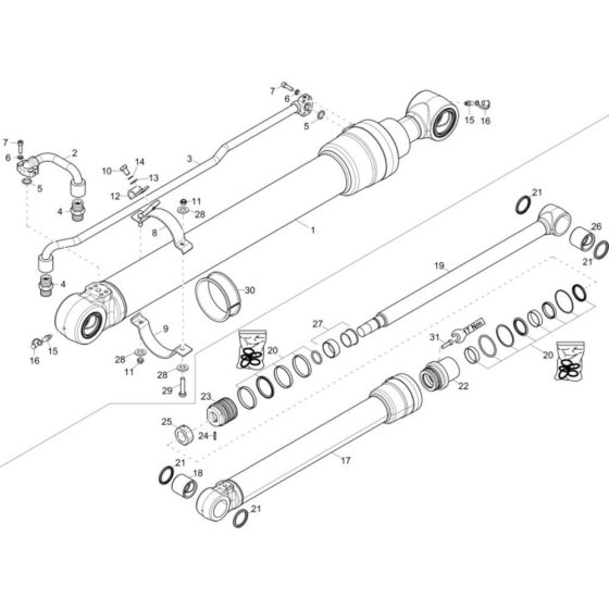 Bucket Cylinder Assembly