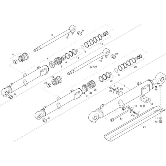 Boom Cylinder Assembly