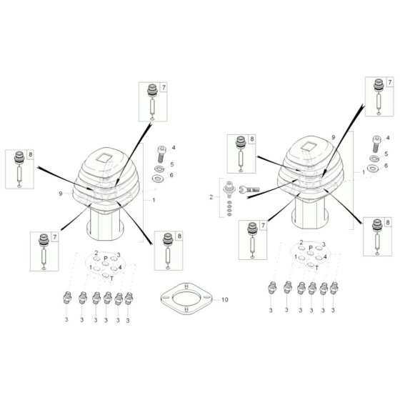 Joystick Assembly for Wacker ET24