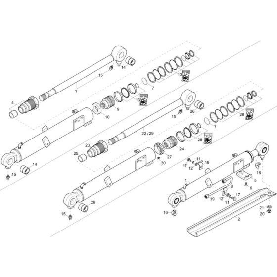 Boom Cylinder Assembly