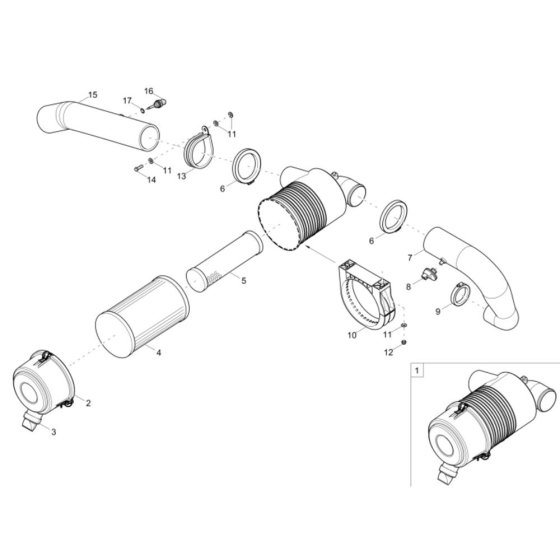 Air Cleaner Assembly for ET42