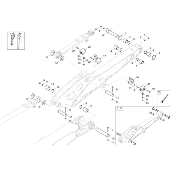 Dipperstick Assembly for ET42