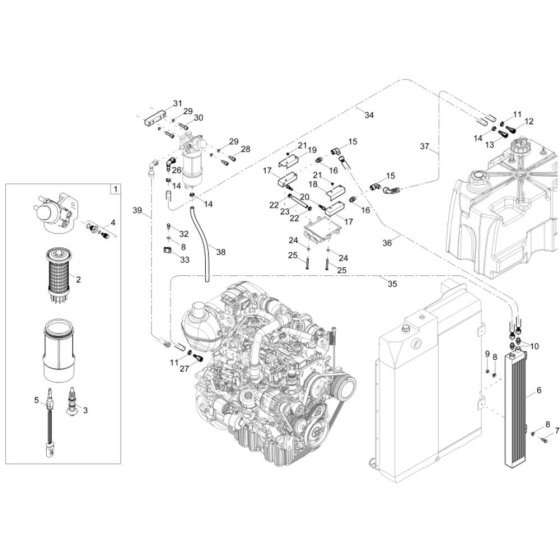 Fuel Filter for Wacker ET90