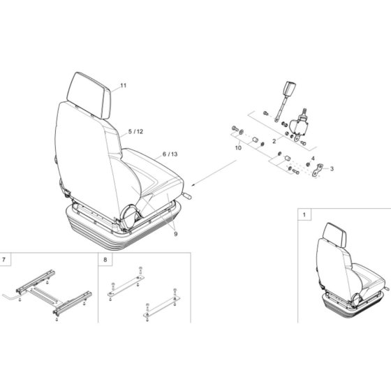 Seat Assembly for ET90