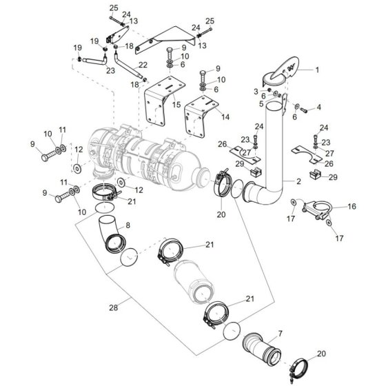 Exhaust Assembly for ET90
